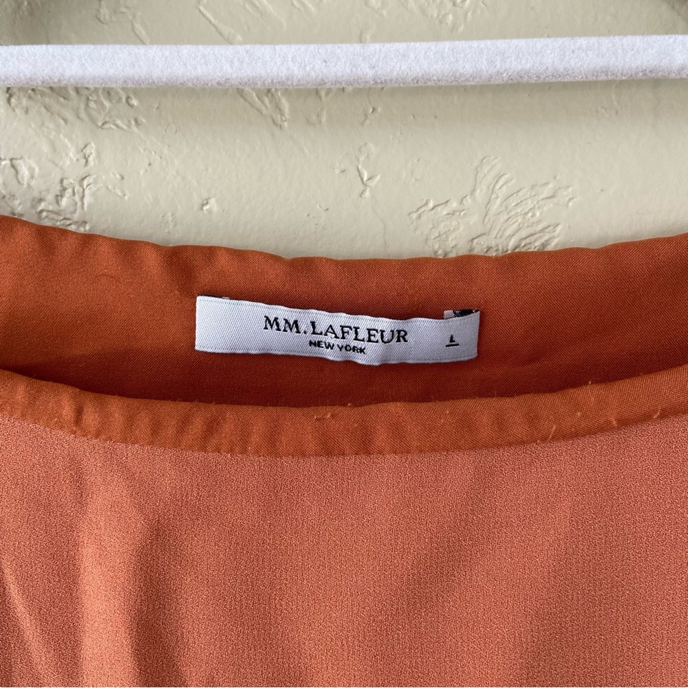 MM Lafleur persimmon Short Sleeve washable Blouse - Picture 4 of 7